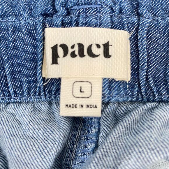 Pact Women's Blue Denim Shorts - Picture 4 of 11